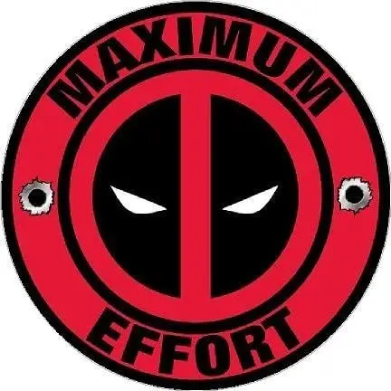 

Car Stickers funny Decal Maximum Effort Vinyl Sticker Motorcycle Helmet Stickers Styling Cover Scratches Accessories Decor