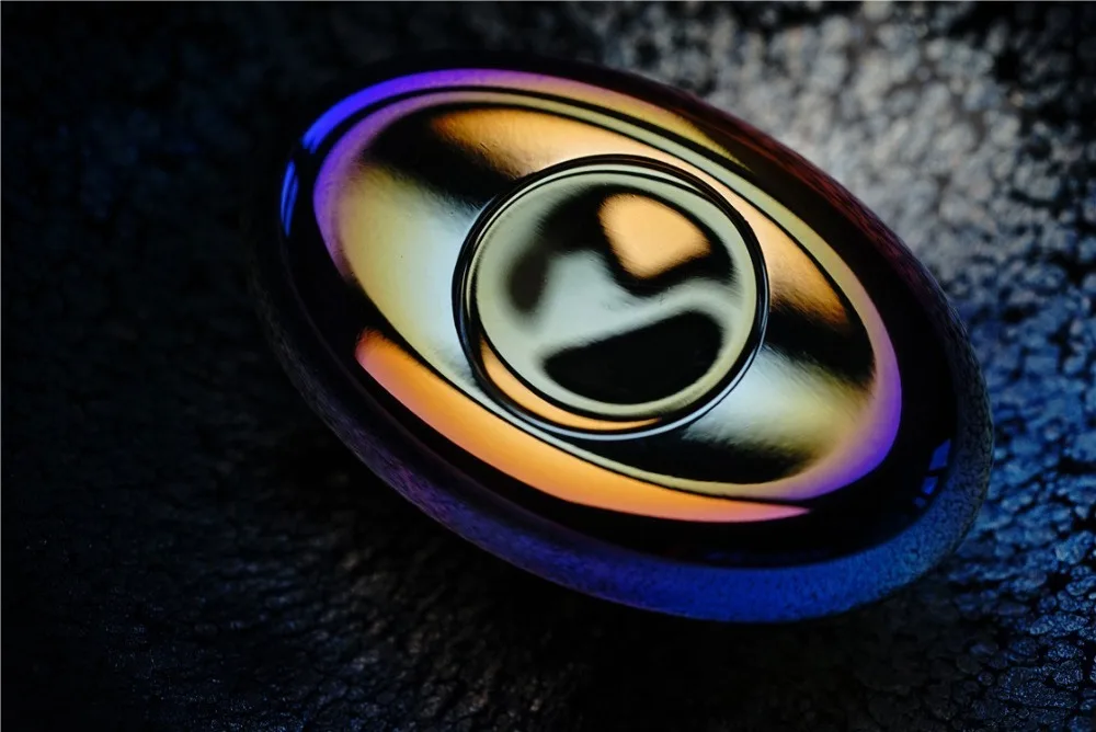 Литье сжигание беспокоиться синий горный хрусталь фиджет Спиннер для пальцев с