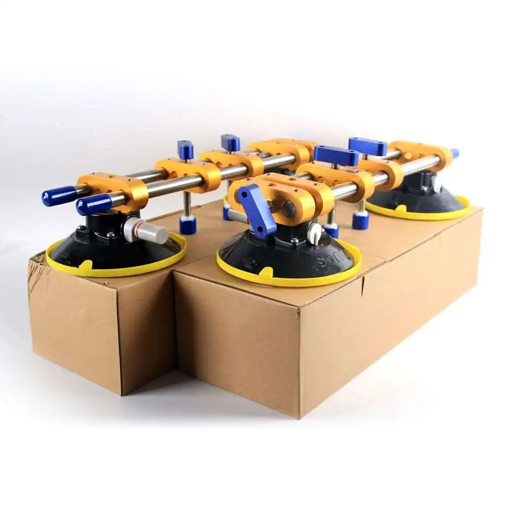 

Raizi 6 inch Manual Seam Setter With 3 Pcs Vacuum Suction Cups Granite Marble Stone Slab Seaming Joining Tool