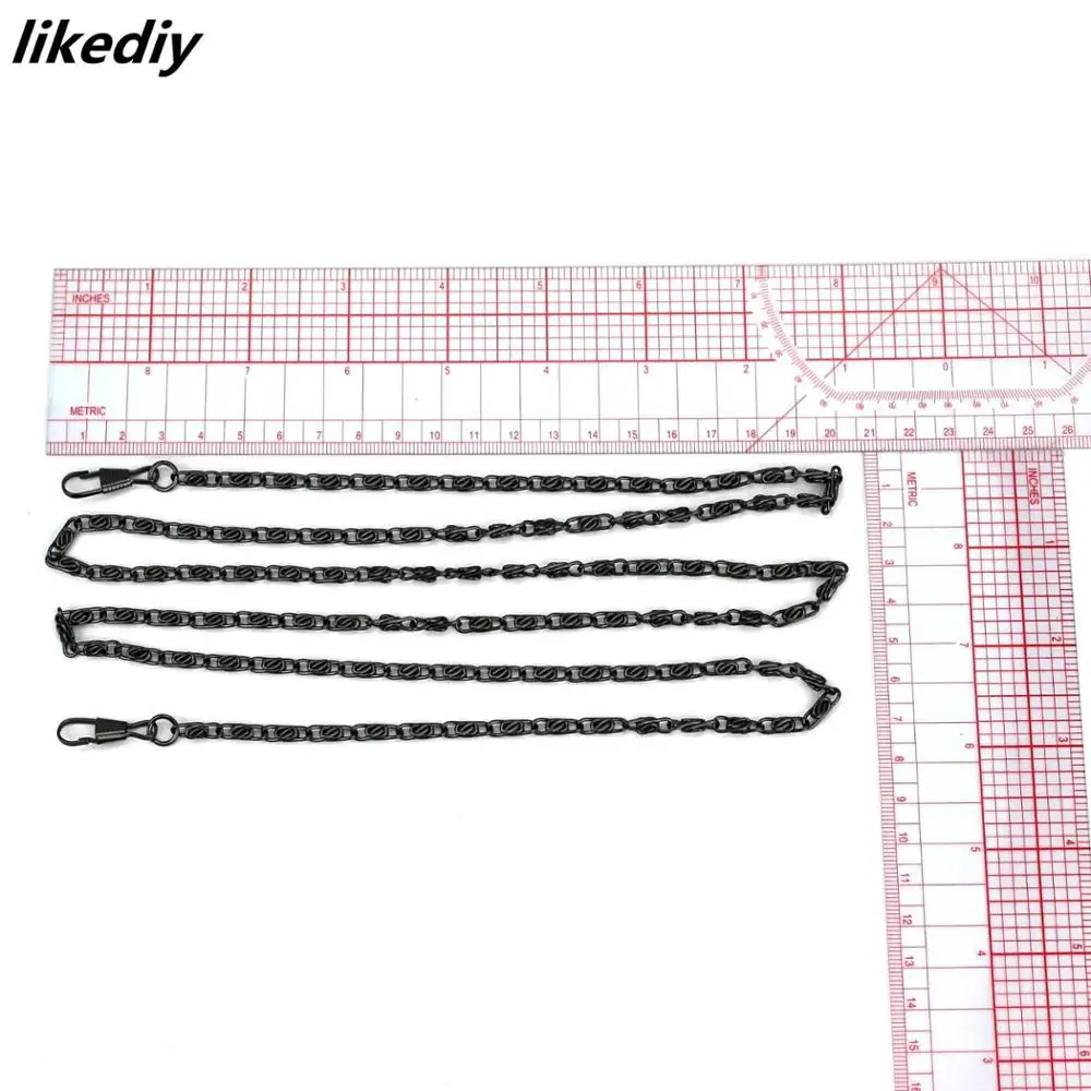 4 Pcs/Lot Antique Bronze/Golden/Silver/Gun Black About 120 CM Long Metal Chain For Purses DIY Bag Accessory Colors | Багаж и сумки