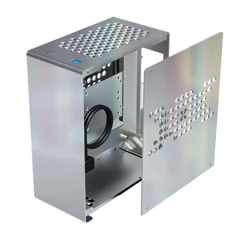 

Корпус A4 полностью алюминиевый мини-чехол HTPC ITX FLex Power USB3.0 195 мм видеокарта K39 Pro для компьютера