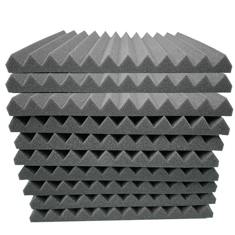 

10Pcs Studio Acoustic Soundproof Foam Sound Treatment Room Absorption Sponge FBS889