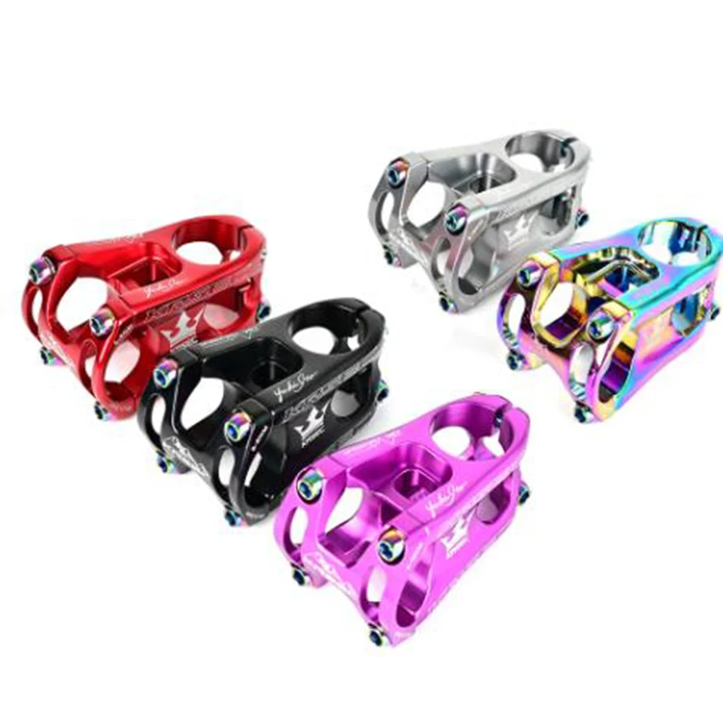 

KRSEC MountainBike 31.8*28.6*50mm Cycling Aluminium Alloy Handlebar StemCNC Bicycle Stem MTB Cross Country Road Bike Accessories