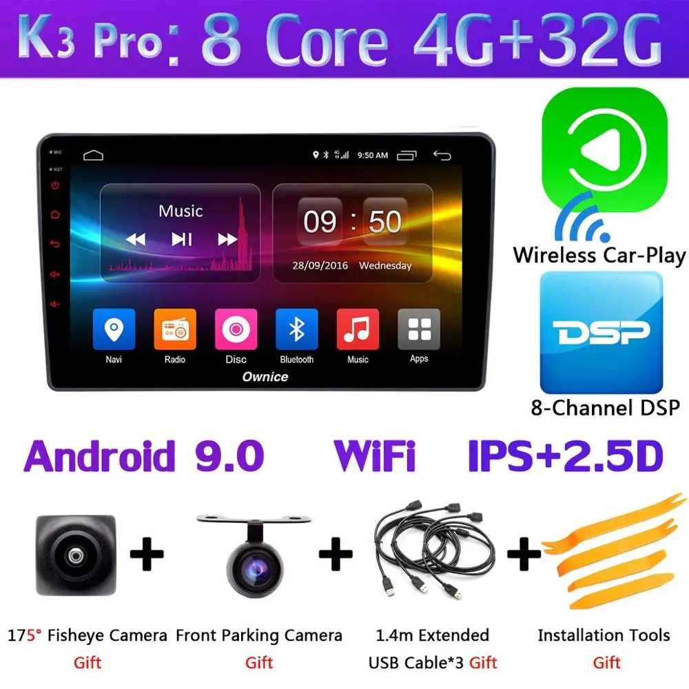 K3 Pro CarPlay " 360 ° панорамный Android автомобильный DVD gps Навигатор Радио для Nissan Teana 2004 2005 2006 2007 мультимедиа CarPlay DSP ADAS 4G LTE - Цвет: K3 Pro CarPlay