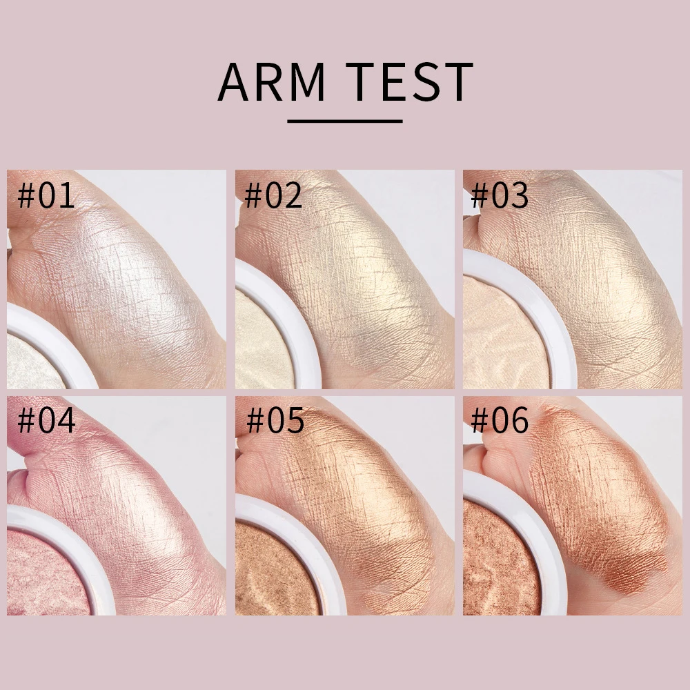 Shimmer Хайлайтер для лица бронзаторы палитра свечение комплект 6 цветов база