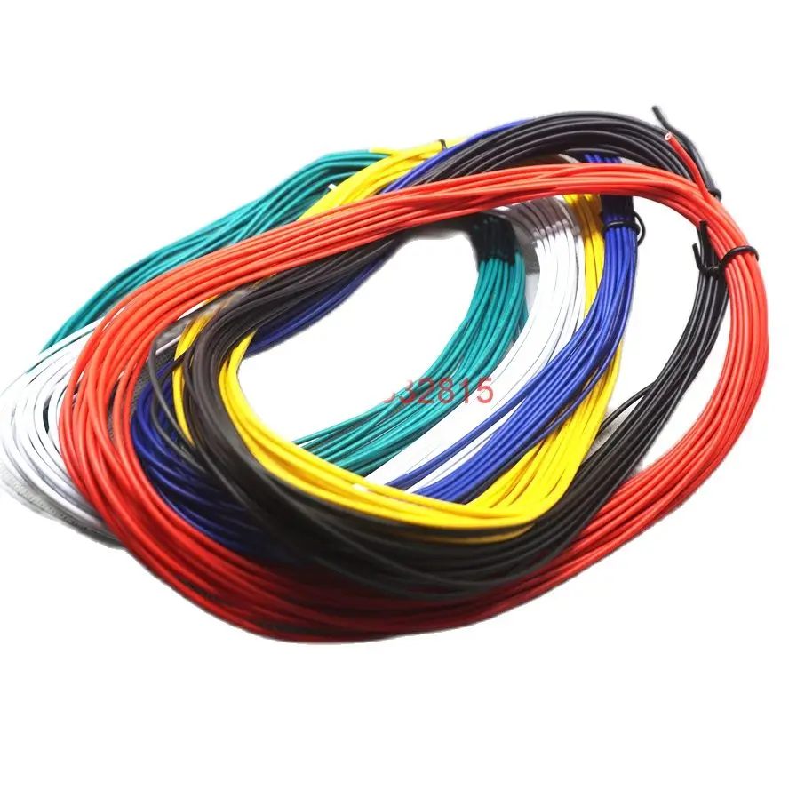 Электронный кабель 10 метров UL1007 #20 20AWG из ПВХ медный провод 300 В 21/0 TS красный