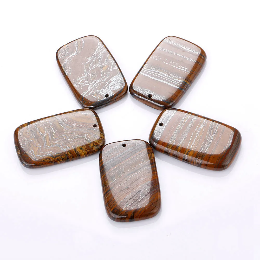 Натуральный камень подвеска тигровый глаз полудрагоценный женские короткие