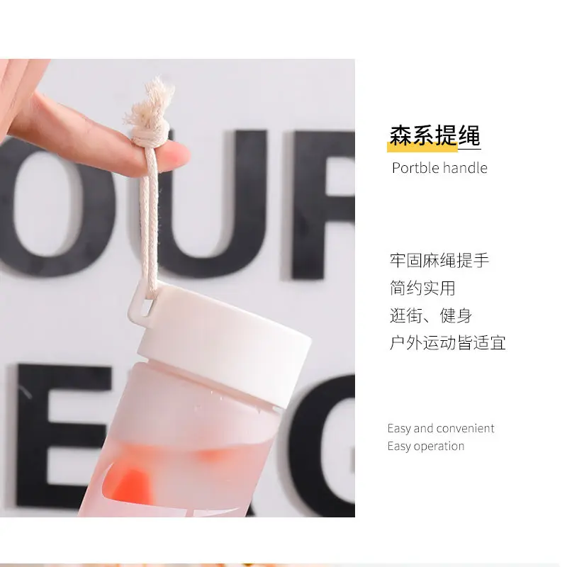 

Korean version ins quanzhilong same style Daisy anti falling cup little fresh girl student lovely tea making plastic cup