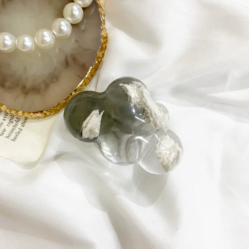 Держатель для телефона с прозрачными облаками подставка IPhone Samsung складной