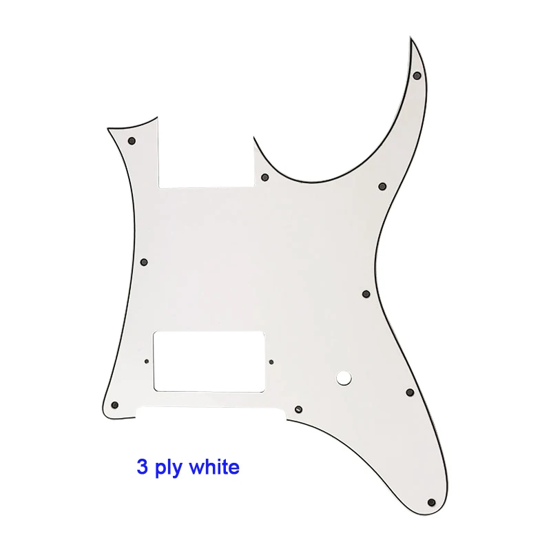 3 ply white Pleroo гитарные аксессуары, накладки, костюм для Японии, MIJ Ibanez RG 350 EX, гитарная накладка с пустым мостом, хамбакер - Цвет: 3 ply white