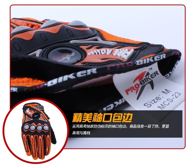 

Motorcycle Gloves Moto Racing Motorbike Motocross Motor Riding cycling bicycle glvoes Black Red Blue Orange MCS-23