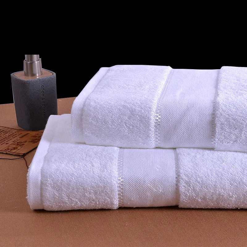 Белая гостиничная хлопчатобумажная ткань для ванной комнаты взрослых Toalla microfiber