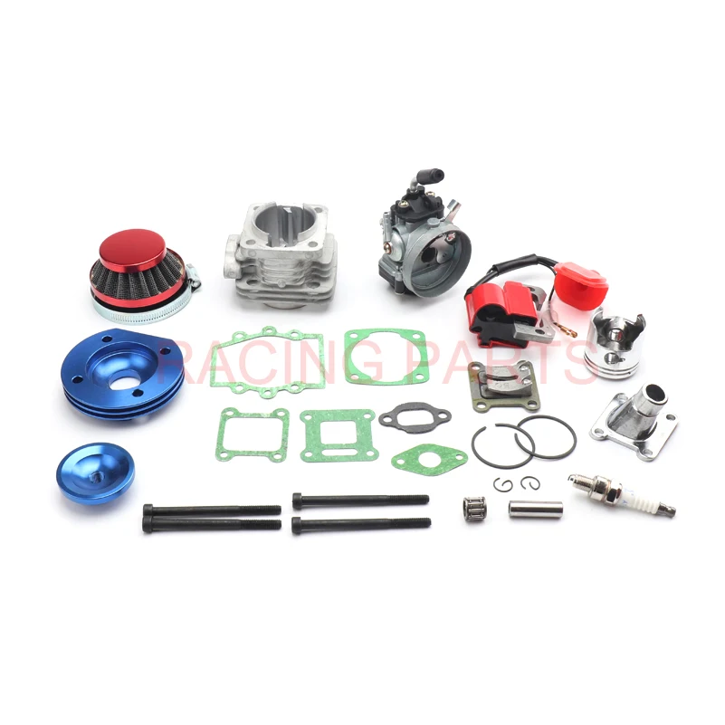 Комплект цилиндров КАРБЮРАТОР 19 мм воздушный фильтр для 2 тактного двухтактного