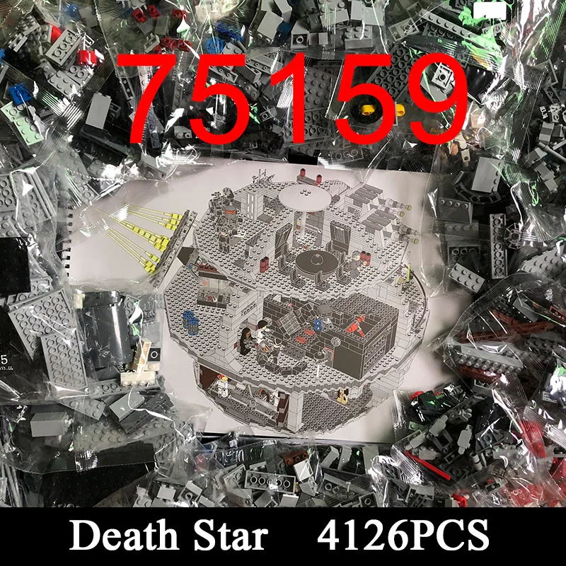

MOC Death Star Model Building Blocks Bricks Collectors Star Plan 75159 05063 4016PCS Toys for Children Birthday Gifts