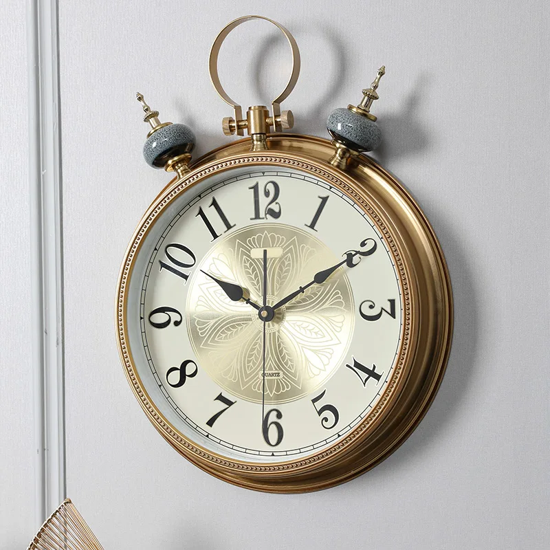 Европейская декорация настенные часы для гостиной модные креативные