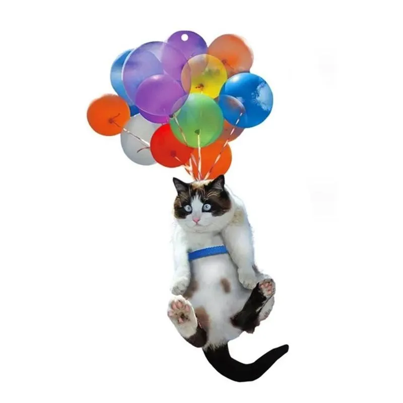 

Flying Cat Pendant Balloon Flying Cat Pendant Home Decoration Pendant Car Pendant 1pc