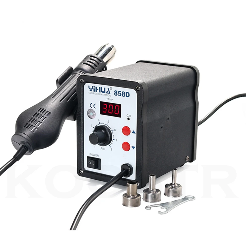 YIHUA 858D Soldering Station Hot Air Gun Repair Rework Desoldering Welding Tools Kits SMD BGA Solder Heat | Инструменты