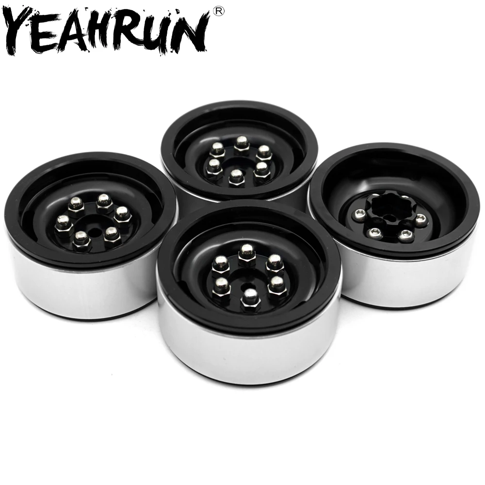 Колесные диски YEAHRUN RC 1/10 масштаб 1 9 дюйма сплав Beadlock для радиоуправляемого