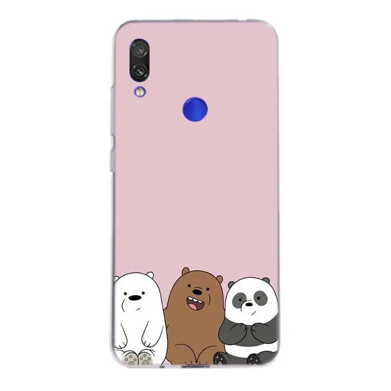 Три маленьких медведей силиконовый чехол для Xiaomi Redmi Note 8 7 6 Pro 5 4 4X 5A Plus Xiomi 9T 9SE Lite A1