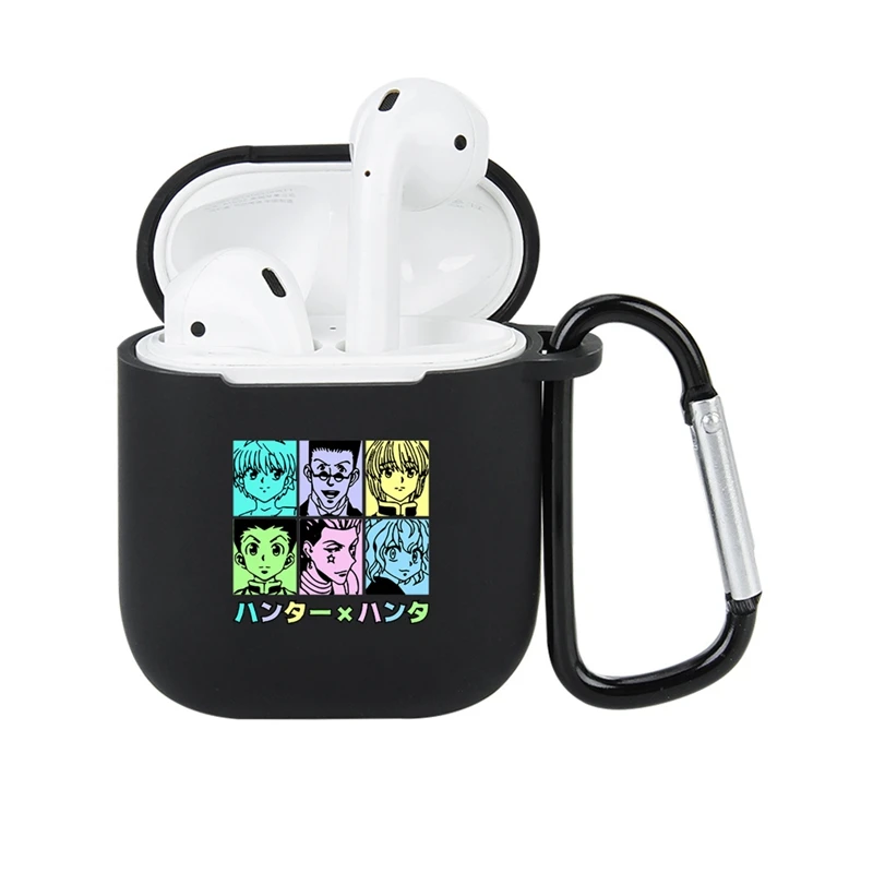 1 шт. чехол для наушников с аниме HunterXHunter силикагелевый Airpod 2/1 Airpods мультяшный (без