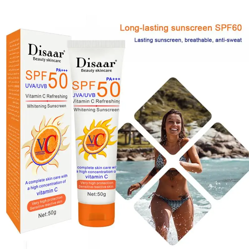 Солнцезащитный крем Disaar для лица отбеливающий солнцезащитный SPF 50 +/60 +