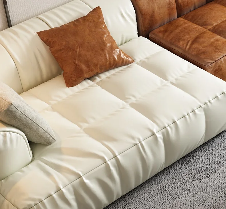 Секционный диван современного дизайна с шезлонг|Диваны для гостиной| |