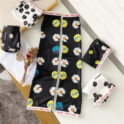 2 шт. = 1 пара красивые летние льда шелка солнце защитный рукав с симпатичными