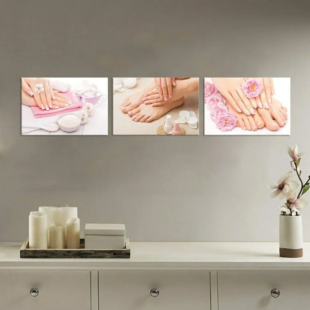 Постеры для салона красоты и маникюра 3 шт. | Дом сад
