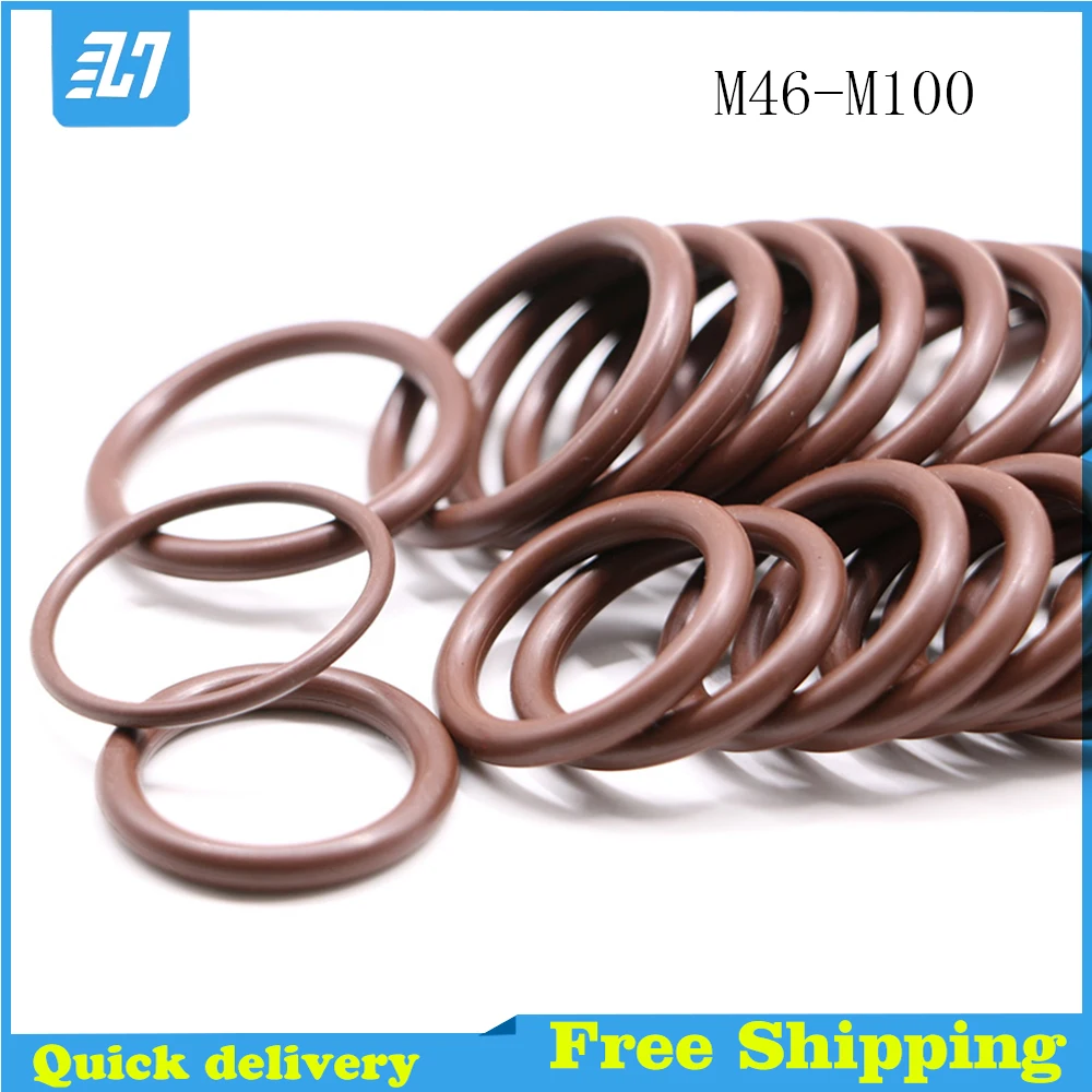 

Silicone O Ring Seal Gasket OD 46 ~ 100mm Silicon Food Grade Rubber Washer o-ring vmq
