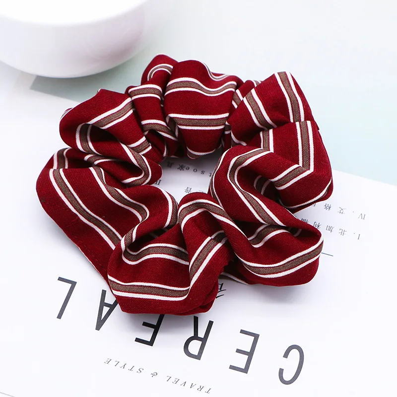 Полосатые резинки для волос держатель хвоста милые женские резинка аксессуары