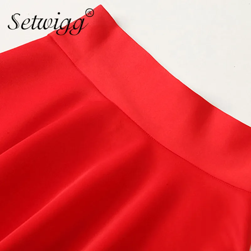 Юбка-трапеция с завышенной талией до середины икры на молнии | Женская одежда