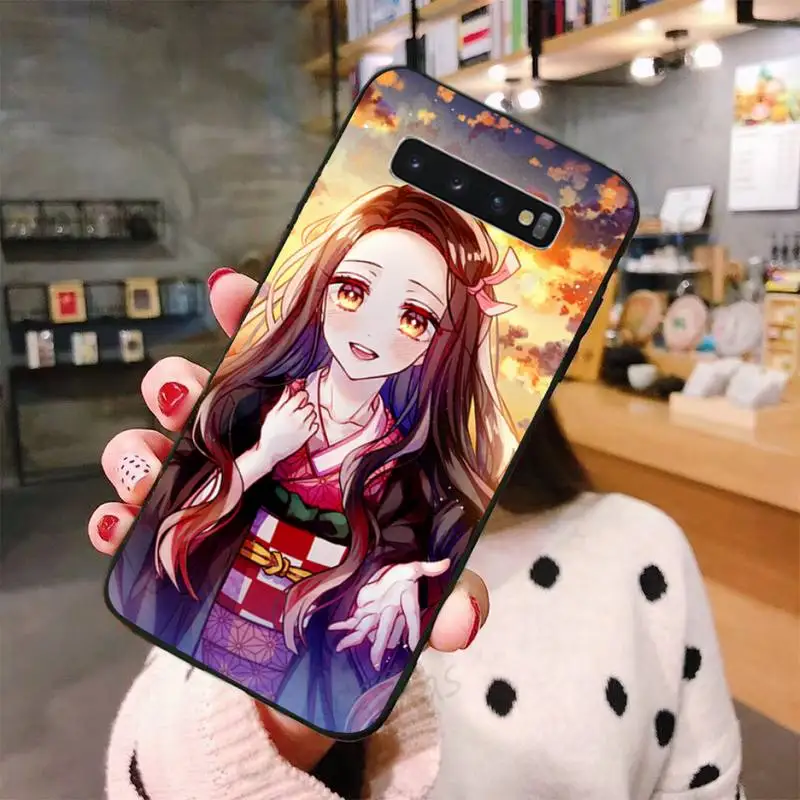 

Anime Demon Slayer Kimetsu no Yaiba Phone Case For Samsung A50 A51 A71 A20E A20S S10 S20 S21 S30 Plus ultra 5G M11 funda shell