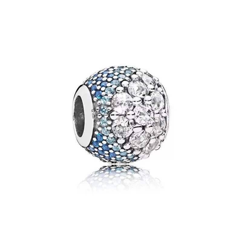 

2020 new 925 Sterling Silver Heart window Charms Beads Bracelet Fit Original Pandora Bracelet DIY Jewelry For Women