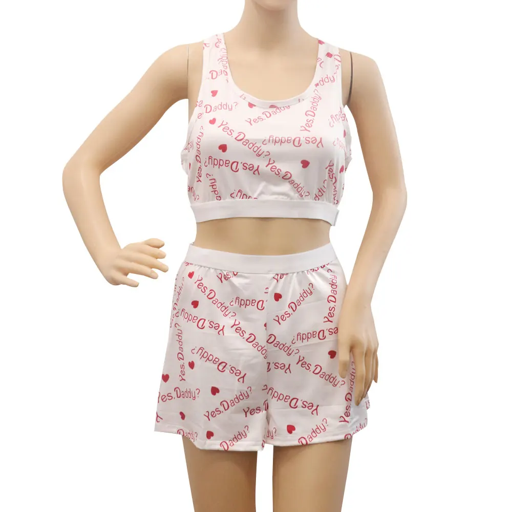 Пижамный комплект из 2 предметов с леопардовым принтом сексуальный пижамный Yes