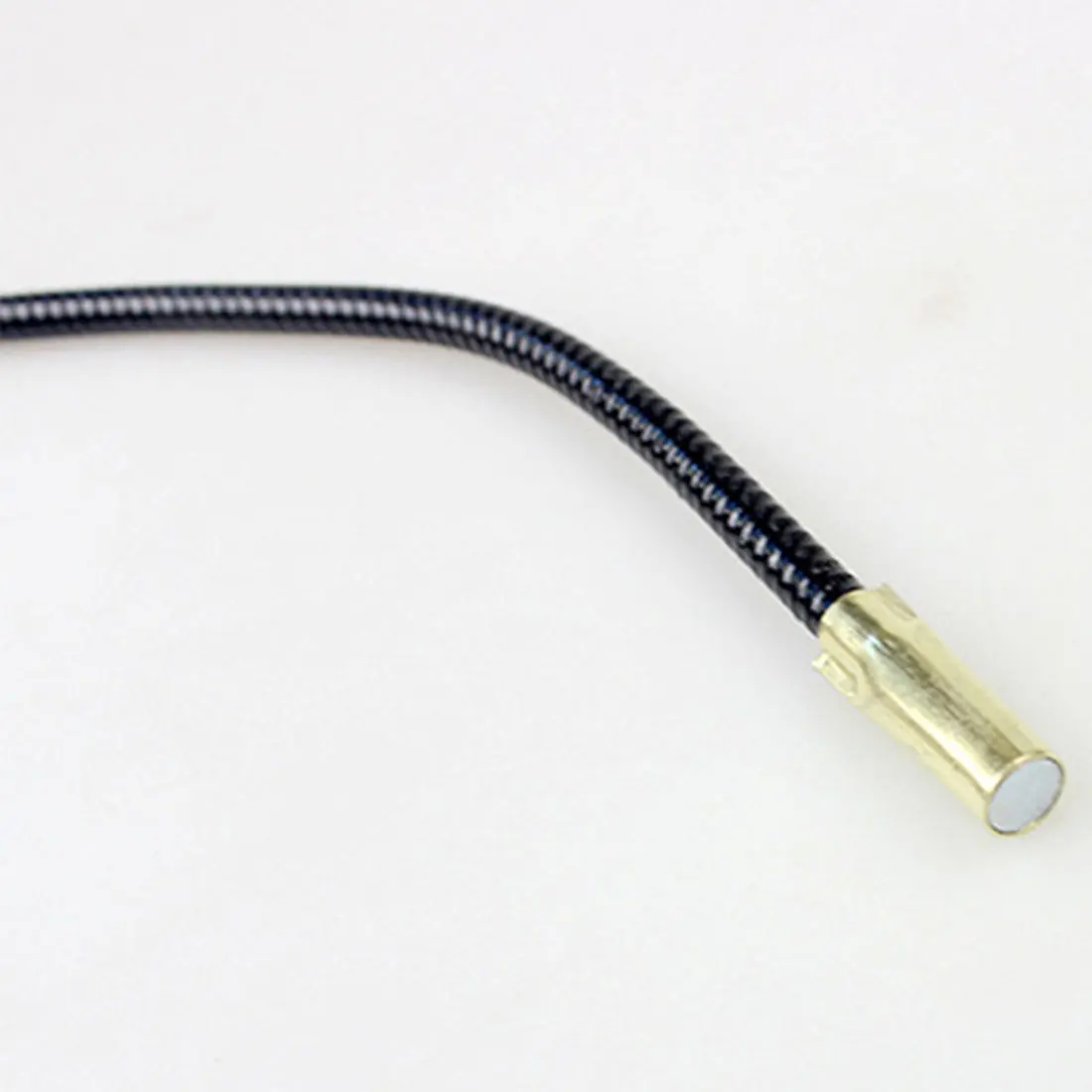 

Flexible magnetic picker repair pick up red plastic handle bendable metal gripper LED light magnet spring gripper car repair