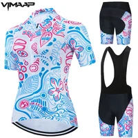 2021 pro short sleeve women cycling jersey set breathable mtb mountain bike clothes bicycle cycling clothing ropa ciclismo mujer