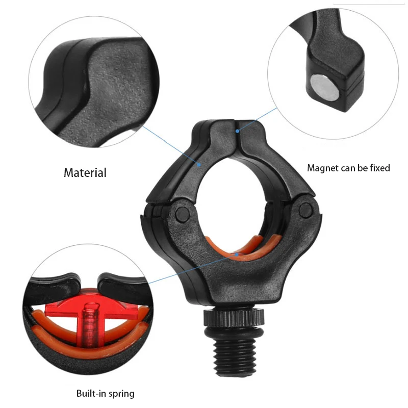 Держатель для рыболовных приборов прочная нейлоновая стойка подходит всех типов