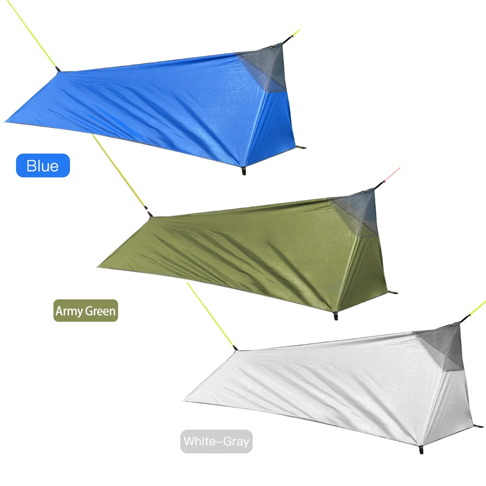 

Outdoor Hiking Sleeping Bag Tent 210D Oxford Cloth Lightweight Single Person Camping Backpacking Tent with Mosquito Net