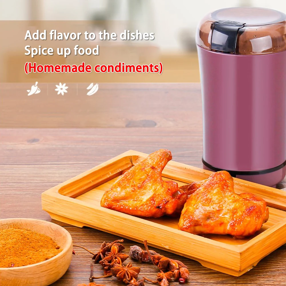 

Electric Mini Coffee Grinder Spices Nuts Coffee Bean Grinder Medicinal Material Grinder