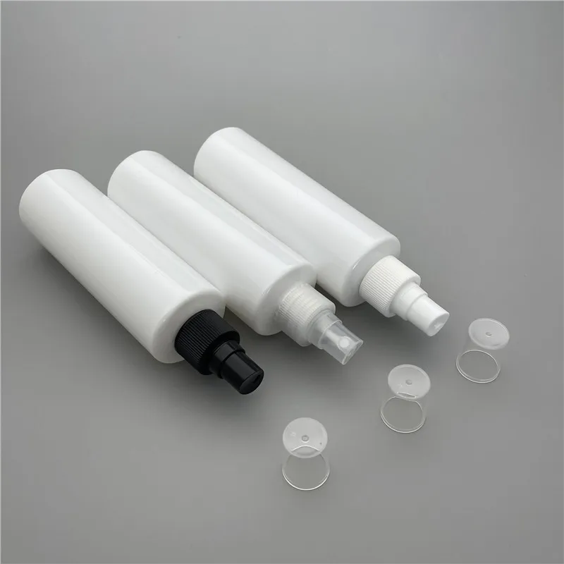 200ML X 30 White Cosmetic Flat Shoulder Plastic Bottle With Fine Mist Sprayer Perfume Travel Packaging Containers | Красота и