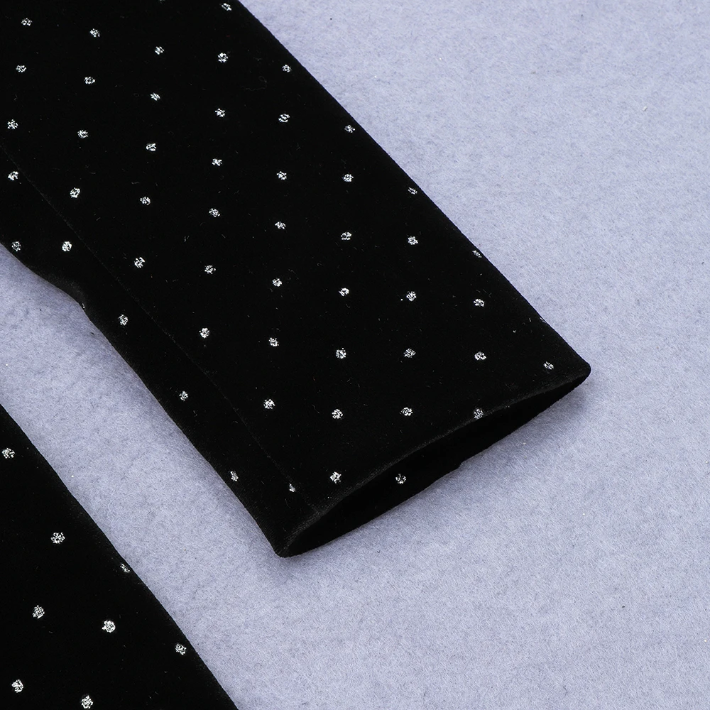 

Women Clothing Set Winter 2021 Sexy Designer Button Black Two Pieces Set Party High Street Celebrity Bandage Crop Tops Skirts