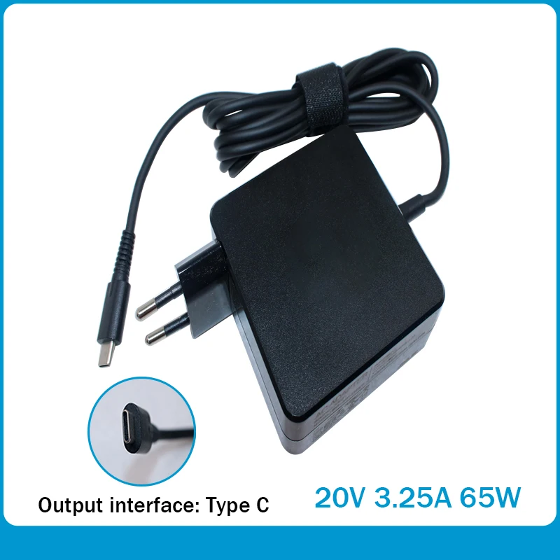 for Asus Huawei Matebook HP DELL XPS Xiaomi Air 65W 20V 3.25A Type C PD Fast Charger USB C Power Laptop Adapter