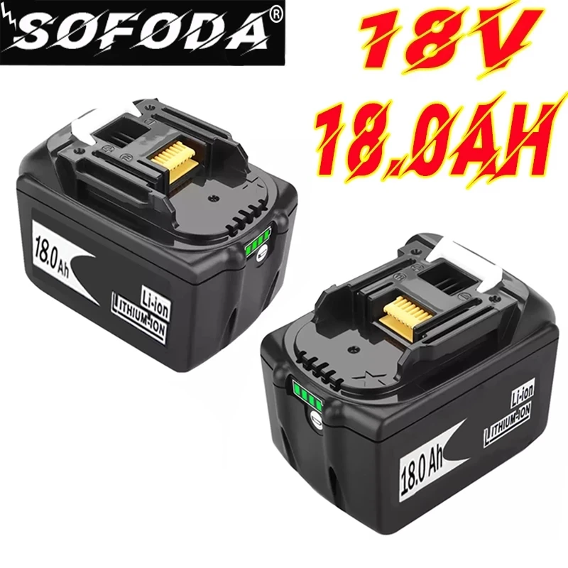 Литий ионный аккумулятор 18 в 1890 Ач для электроинструмента Makita BL1830 BL1840 BL1850 BL1860 18000