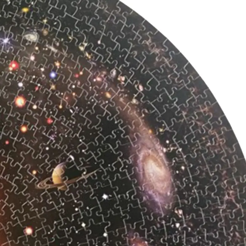 Круговой Пазлы для взрослых пространство головоломки Космос Вселенная пазл
