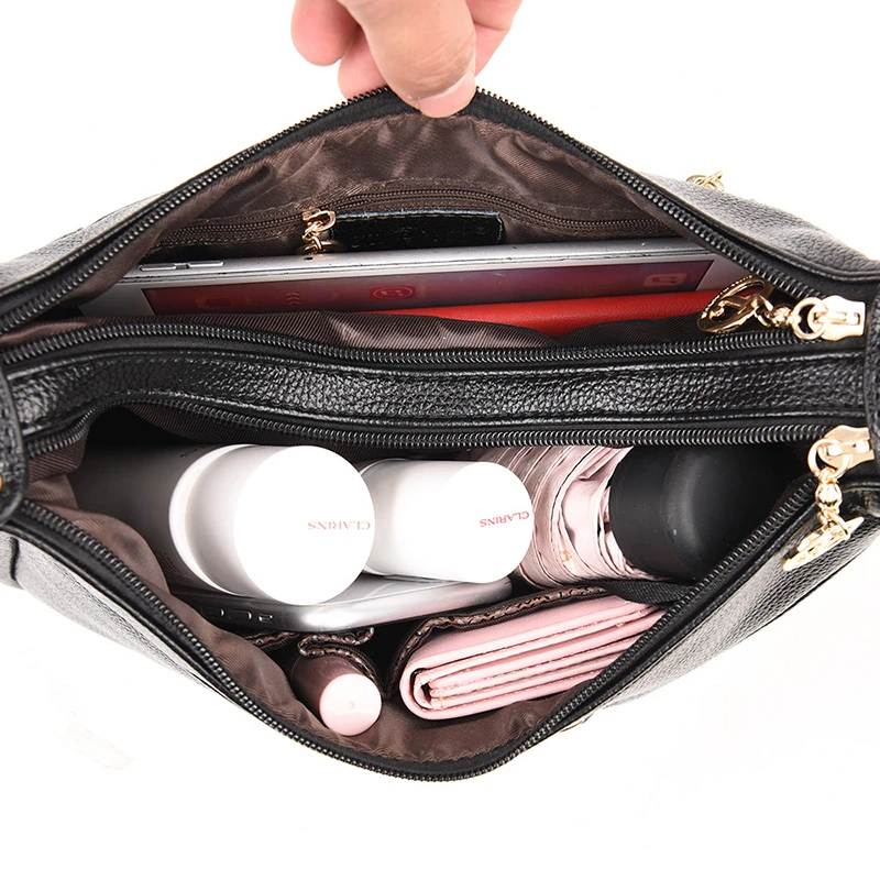 

Casual Pu Leather Crossbody Bags for Women 2020 Brand Designer Large Capacity Ladies Shoulder Messenger Bag Purses and Handbags