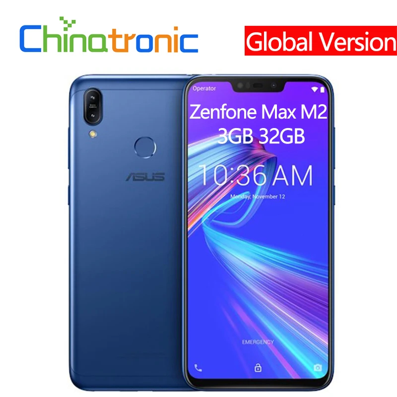 Оригинальный Asus Zenfone Max M2 ZB633KL 4 аппарат не привязан к оператору сотовой связи 6 3