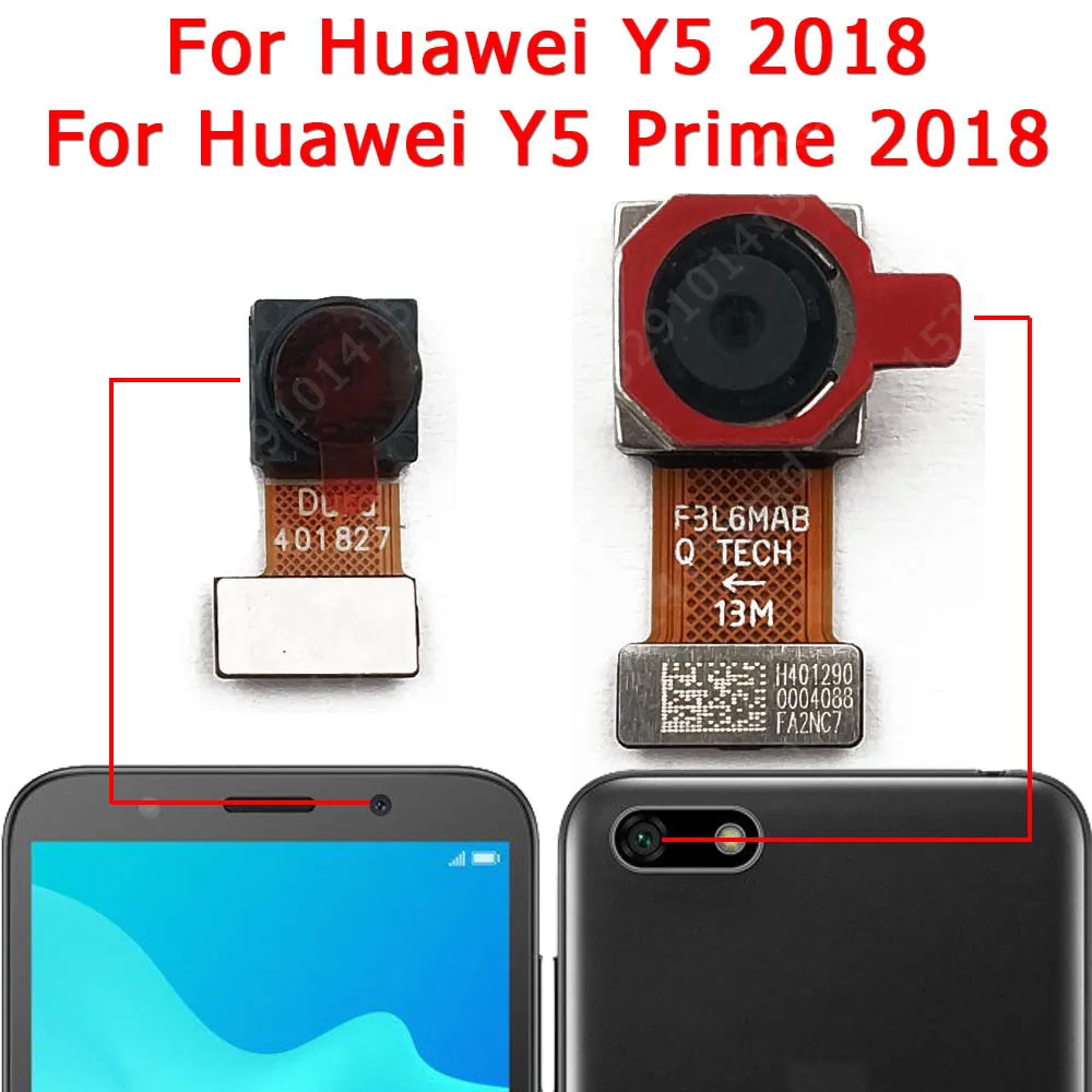 Запасные части для фронтальной и задней камеры Huawei Y5 Prime 2018 | Мобильные телефоны