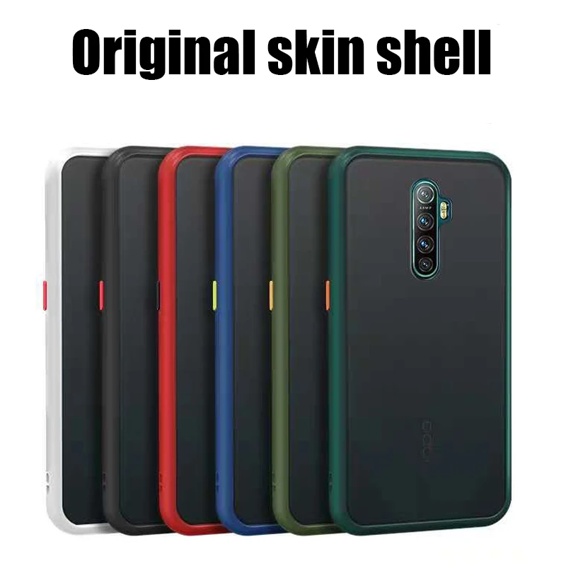 Матовый противоударный Прозрачный чехол для телефона OPPO Рино 2 2z 2F ACE2 Realme C1 C2 C3 5 6