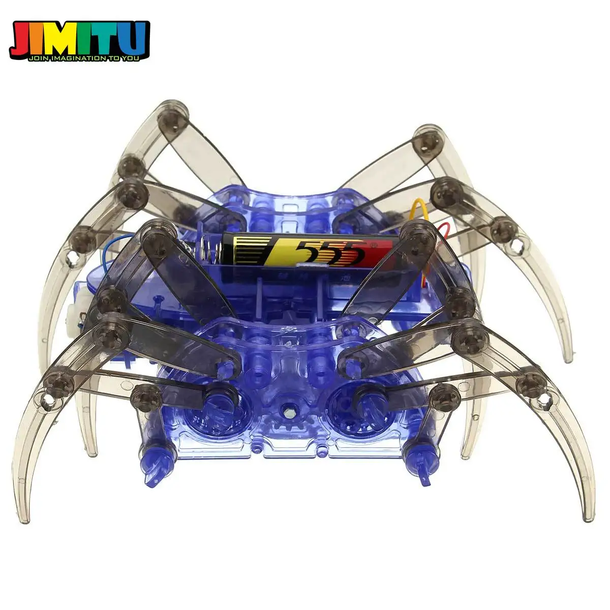 JIMITU DIY собрать умный электрический робот паук игрушка образовательный набор