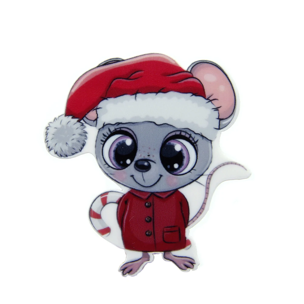 5 шт./лот принцесса Рождество для девочек с принтом плоская задняя часть волос